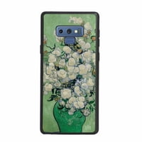 Vincent-Van-Gogh-White-Roses - Telefonska futrola za Samsung Galaxy Note za žene Muškarci Pokloni, Mekani