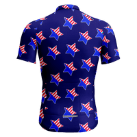 Muški biciklistički dres patriotske zvijezde modni patriotsku odjeću za bicikle