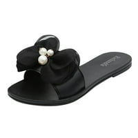 Papuče za žene sa bowknot Comfort Slip na casual bohemia Beach Sandal Dame Travel Walking Stambene cipele
