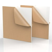 Akrilni list pleksiglass 12 12 kvadratna ploča 1 4 debljina, lijevana pleksi staklena ploča sa zaštitnim papirom za znakove, DIY displej projekti, zanat i jednostavan za rezanje, 2-pakovanje, bijelo