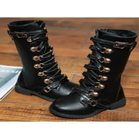 Zodanni djevojke zimske cipele Side zip koljena High Boots Fau kožna jahačka boot škola vanjska vodootporna