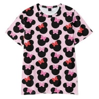 Mickey Minnie mišem tiskana majica za posade za djevojke dječake, majice za mići miš mise