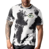 Muške MS od Michaela Strahana Crna Green Bay Packers Freestyle Tie-Dye majica