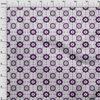 Onuone pamučne svilene ljubičaste tkanine Geometrijski blok quilling pribor Ispiši šivanje tkanine sa