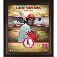 Lou Brock St. Louis Cardinals uramljeni su 15 17 hodnik fame karijera profila