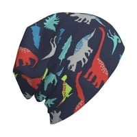 Slatki uzorak dinosaura Slouchy Beanie za žene Muškarci Stretch Sleep Hat Function Poklon Jesenska casual