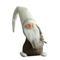 Rutiya Christmas Gnome Ornament Long Hat Fluffy Trodimenzionalni svečani izvrsnih ukrasite scenski prosilni