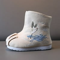 DMQupv tuže cipele Dječje vezene cipele Boys Hanfu cipele čizme Kineske novogodišnje cipele Pamučne