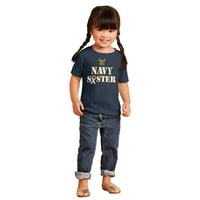 Sjedinjene Države Mornarska sestra Snažna mladost majica Tee Girls novorođenčad Toddler Brisco brendovi