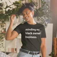 Majica crne povijesti Minding My Crnog poslovne majice u unitere