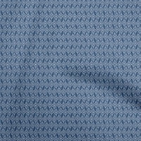 Onuone Georgette viskoze Plava tkanina Sažeci šivaće tkanine uz dvorište tiskane diy odjeće šiva široko
