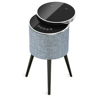Sound Home Audio zvučnik završni stol sa okretnim vrhom, ukupni težina proizvoda: lb., gornja boja: kaljeno staklo