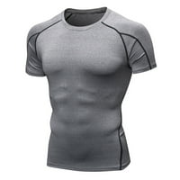 Majice za vježbanje za muškarce Brze suho vlage Wicking majice Raglan trčanje sportski niz dugi rukavi