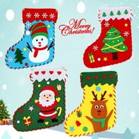 Xinyu Set HandicRafts Božićne čarape Žičane boje Dječji prijateljski DIY VRSTI Dječji božićne čarape