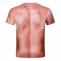 3D sluga mišića mišića muškarac lično lično regija majica s kratkim rukavima