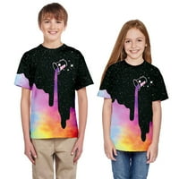 Djevojke dječake Odjeća Veliki bluza Ispiši 3D Ležerna majica Teen Kids Ljetne djevojke vrhove djevojke