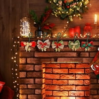 Božićna zvjezdana stabla Topper Dekoration sa lukavima i kukama za kućni odmor Xmas Party Ornament