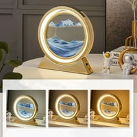 Stereoskopski estetički prikaz na estetskom moru Noćna spavaća soba ukrasi atmosfere Stolna svjetiljka