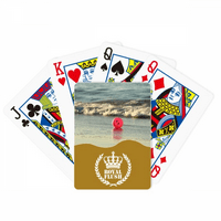 Ocean pješčana plaža Sling lica slika Royal Flush Poker igračka karta