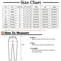 Plus veličina teretna hlače za muške pamučne pamučne multi-džepne opterećene komore otpornih na košulje Slim-Fit Stretch Terrogo hlače na klirensu