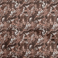 Onuone Rayon smeđa tkanina apstraktna haljina materijalna tkanina za ispis tkanina sa dvorištem širom