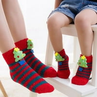 Crtani nakloni poklon čarapa Božićna zabava Super protiv klizanja za bebe čarapa za Xmas Party Festival