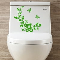 Heiheiup kupatilo naljepnice ukras dekor mural naljepnica cvjetna sjedala zidni toalet Početna Decor