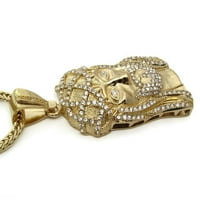 Isusov privjesak lanac zlata Završna ledena šarmantna šarm 36 Hip hop franco ogrlica