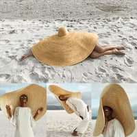 Ženske bejzbol kape modna velika šešir za sunčanje na plaži Anti-UV poklopac zaštite od sunca