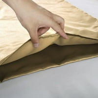 Prirodni svileni jastučni set za kosu i kožu - sa skrivenim patentnim zatvaračem