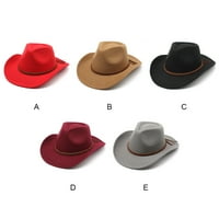 Guardung Cowboy šeširi Specijalni dizajn Udobne muške kape pletenice Jednostavno stil Lightness Cap