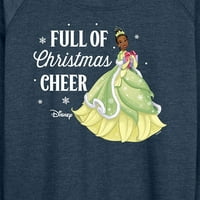 Disney - pun božićnih veselja Tiana - ženski lagani francuski pulover Terryja