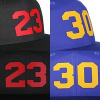 Klasični vizir ravnog računa snapback šešir prilagođeni brojevi tima Color Player, broj kraljevskih,