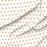 Tkanina od kašike - Flamingos Safari Afrika Bird Amerika za životinje na posteljinu pamučna platna tkanina