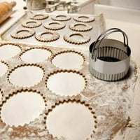 Dido postavio kolačinski kalup od nehrđajućeg čelika keksa za keks kalup vala DIY CRAFT kuhinja Fondant