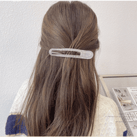 Geometrijske isječke zamrznute kose prozirni patkabill clip djevojka za kupanje za kosu ---- prozirna