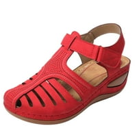 Ženske ljetne sandale Ženske lučne potporne sandale veličine 10W DRSKE Slavne sandale za žene meka kože
