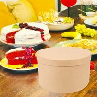 Podesite okrugli kraft papir BO Cookie papirnate kontejnerska kolač za kolač kolača