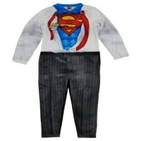 Superman DC stripovi Mens Clark Kent Costime Union Padžama