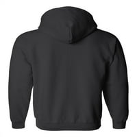 MMF - Muška dukserica pulover punog zip, do muškaraca veličine 5xl - budite mirni u redu, a ne ta mirna