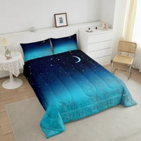 Postavite set posteljine sa punim zvjezdicama za Toddler Kawaii estetski krevet Star Star SOPLY DOWN
