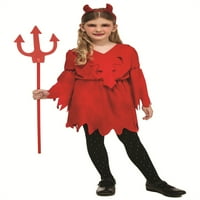 Kostim Đavo Djevojka za oblačenje, Halloween, tematske zabave veličine l
