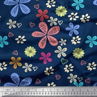 Soimoi pamučna kambrična tkaninska tkanina cvjetna umjetnička ispisana tkanina širom