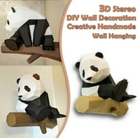 Heiheiup DIY Creative Stereo Handmade Viseći DIY zidni ukras Model-3D zidni docre Dekor mailbo naljepnice