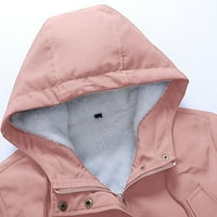 Oslinska zimska zimska zimska puna boja zadebljana plišana pamučna kaput pamučna jakna topli plišani