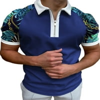Glonme Muški zatvarač gore Atletska majica Classic Fit Golf Ljetni vrhovi Kratki rukav plaža Polo bluza