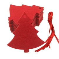 Crvena filcane tkanine božićni privjesci Svečani modni viseći ukrasi Božićne stablo DIY Privjesci unutarnji i vanjski božićni kućni ljubimac favorizira
