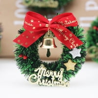 Mini božićni vijenac ornament vijenac Xmas Drvo viseći mini vijenac