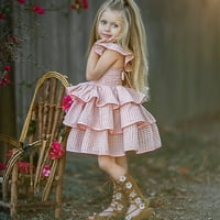 Dječja djevojka cvjetna haljina za rođendan Partyant Tutu princeze haljine casual layer torta suknja