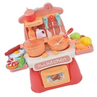 Kuhinjska playesp, razigrana udara djeca kuhinjska igračka za igranje za igračku kuhinju Pribor ružičasti